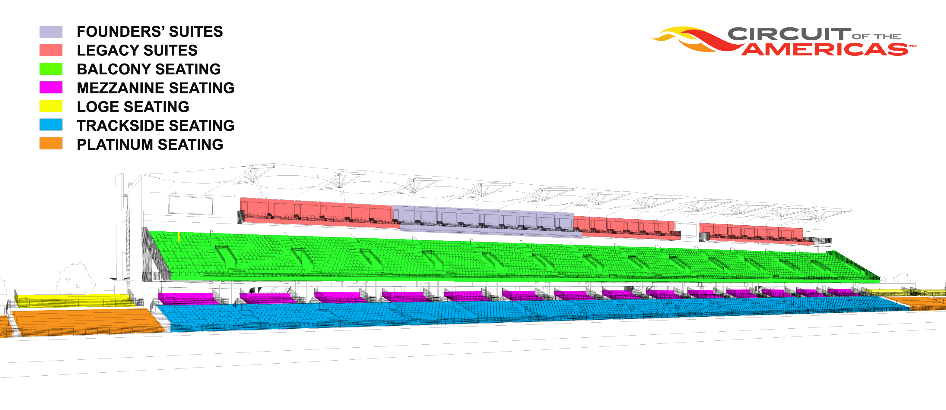 Circuit Of The Americas Seating Map